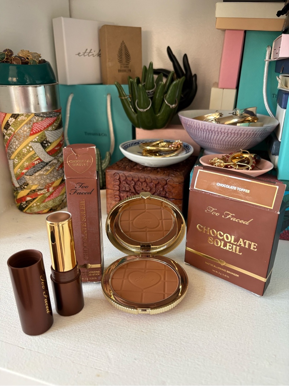 Too Faced Chocolate Bundle: Bronzing stick and Chocolate Soleil Powder